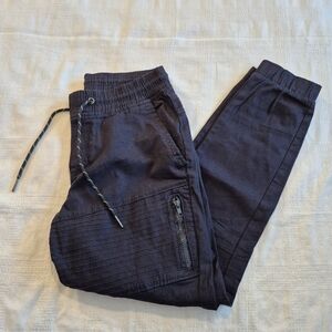 Ring of Fire boys size large pull on Biker Moto Jogger dark navy EUC